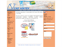Tablet Screenshot of cadvertex.com